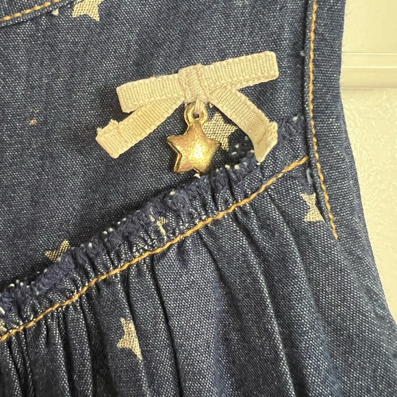 GAP Denim Star Print Kids Dress - Picture 3 of 6